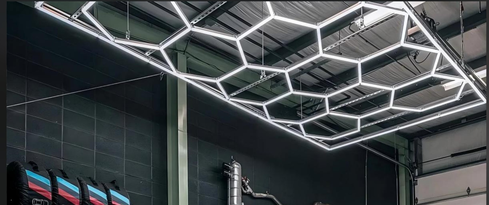#fff


Plug & Play Hexagon Lighting – Ready to Shine

Transform your gym, studio, garage, or shop with our modular hexagon lighting system. Pre-built grids in multiple sizes ship fast. Easy installation, no wiring needed. Custom layouts available on request.