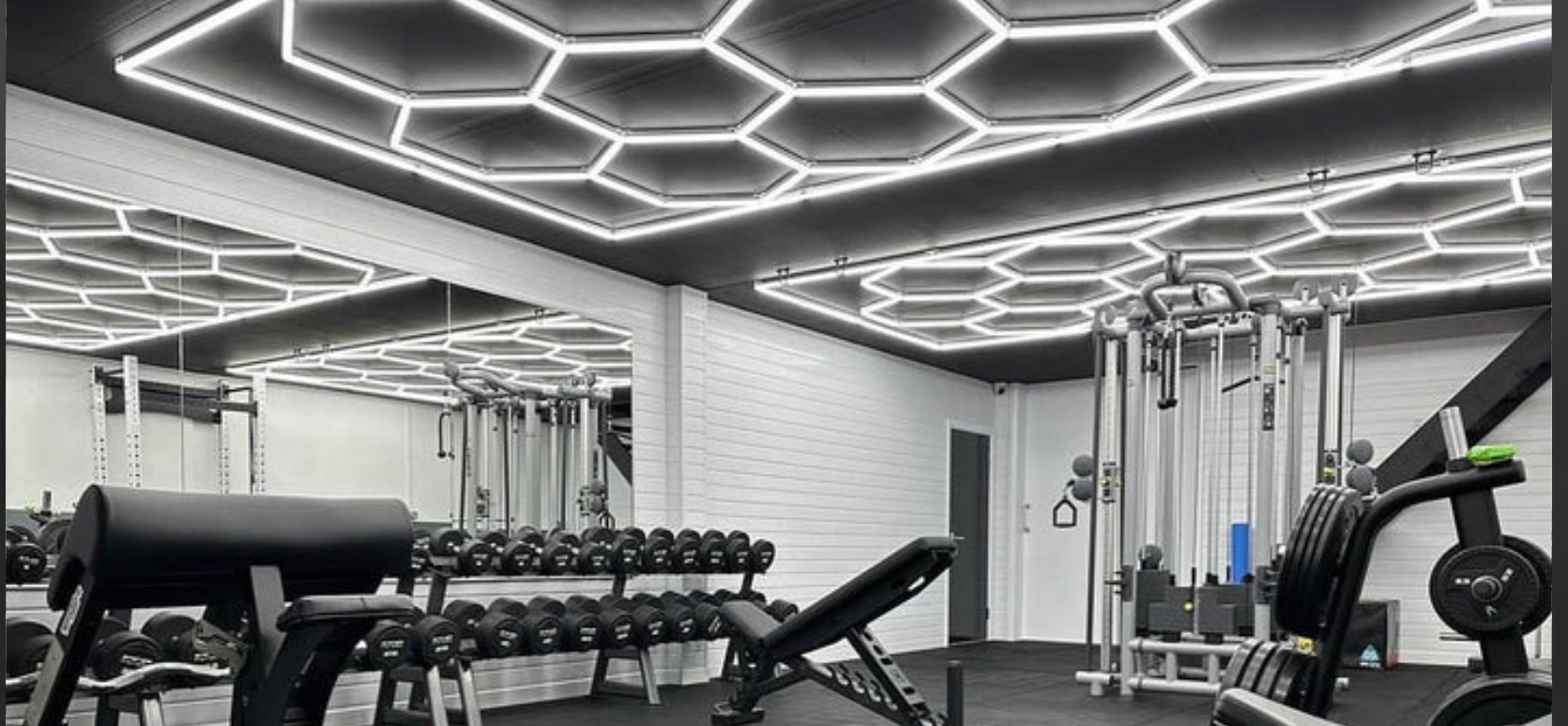 #fff
Illuminate with Impact. Install with Ease.

Our modular hexagon lighting system brings striking design and powerful light to any space. Plug & play setup means no hassle — just connect, mount, and power on. Standard sizes in stock. Custom grid sizes made to order.